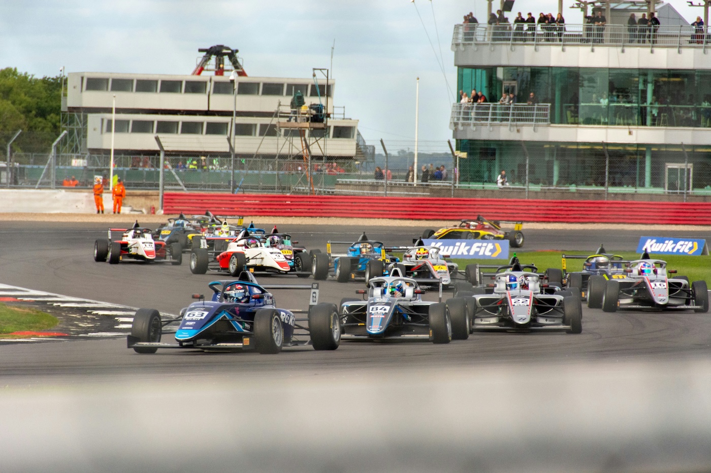 A photograph of the F1 at Silverstone where we have held events in the past